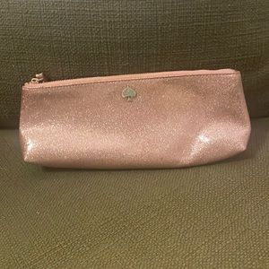 Kate spade pink glitter clutch